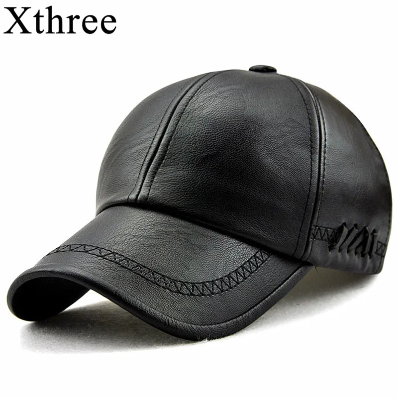 Новинка модная Высококачественная бейсболка Xthree из искусственной кожи на весну