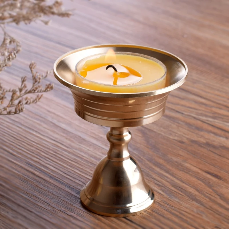 Buy Antique Brass Stand Candle Holder Decorative Metal