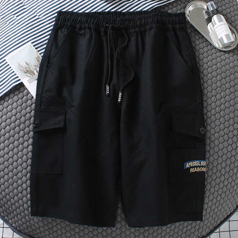 Оригинальные рабочие шорты Sufeng из чистого хлопка, мужские брюки, трендовые летние свободные прямые брюки