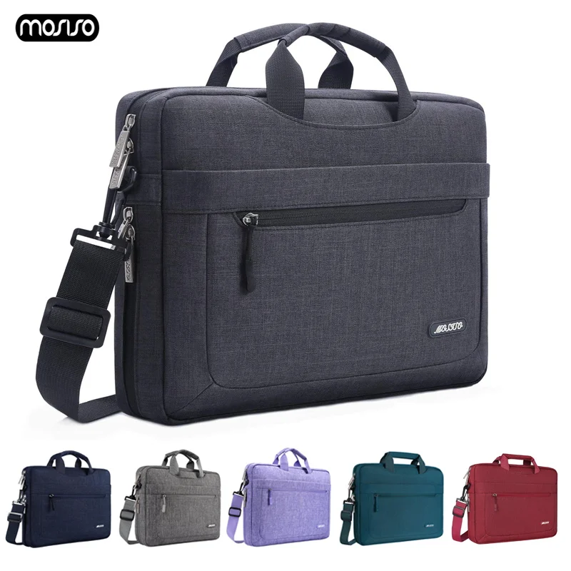 

MOSISO Waterproof Laptop Bag 13.3 14 15 15.6 17.3 Inch Notebook Bag For Macbook Air Pro 13 15 Computer Messenger Shoulder Bags