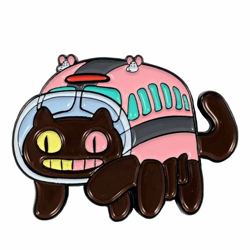 

Cookie Cat Bus Pin