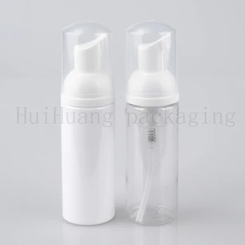 

30pc 60ml foaming PET bottle Liquid dispenser with foaming white pump liquid soap Foam Pump transparent plastic cosmetic bottle
