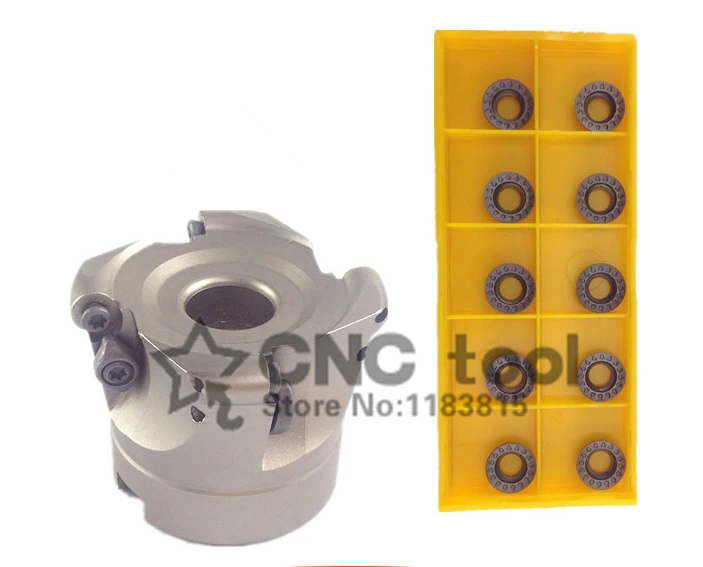 1 шт. EMR6R 50-22-4T/EMR6R 63-22-4T и 10 RPMT1204 фрезерный станок с ЧПУ фрезерные инструменты для