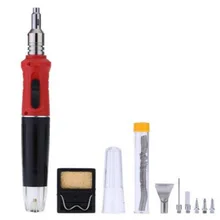 Самовоспламенения 10 в 1 Газовый паяльник беспроводной Сварочные горелки набор инструментов HS-1115K открытый портативный Бутан факел