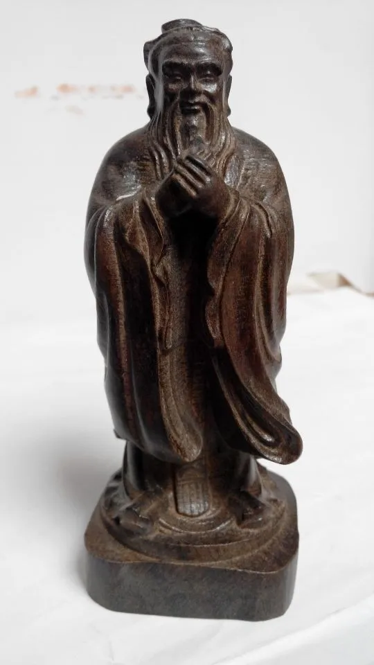 TNUKK Elaborate Chinese Classical Wood Hand Carved Ancient China