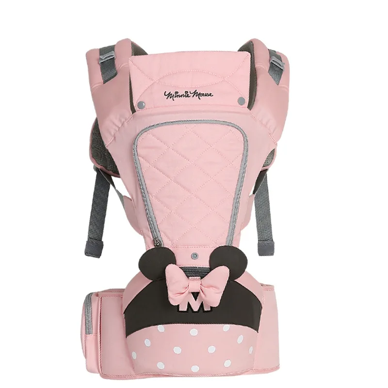 Disney Baby Carrier Хипсит(пояс для ношения ребенка) Микки ходунки слинг для малыша удерживающий пояс Рюкзак младенец Минни Hip Seat новорожденный 0-36 месяцев