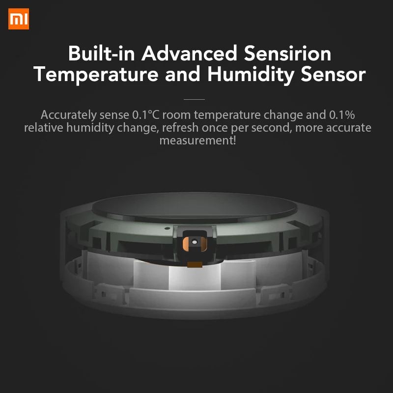 Xiaomi Mijia Bluetooth датчик температуры и влажности приложение контроль Встроенный ЖК