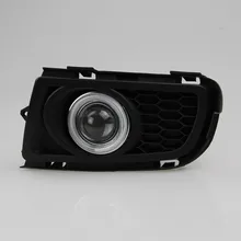 Eosuns CCFL Ангел глаз LED дневного света DRL + Галогенные Противотуманные фары + объектив проектора для Mazda 6 M6 2005 -10