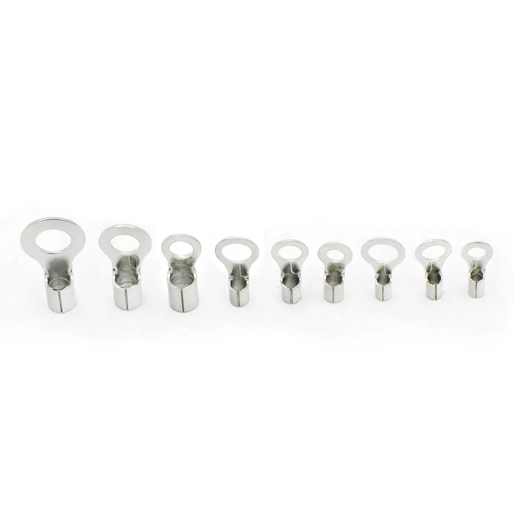 

180pcs Terminals set Wire terminals connector Naked Ring RNB1.25/2/5.5 Tin Plated Copper Cable lugs Cold-pressed crimp type