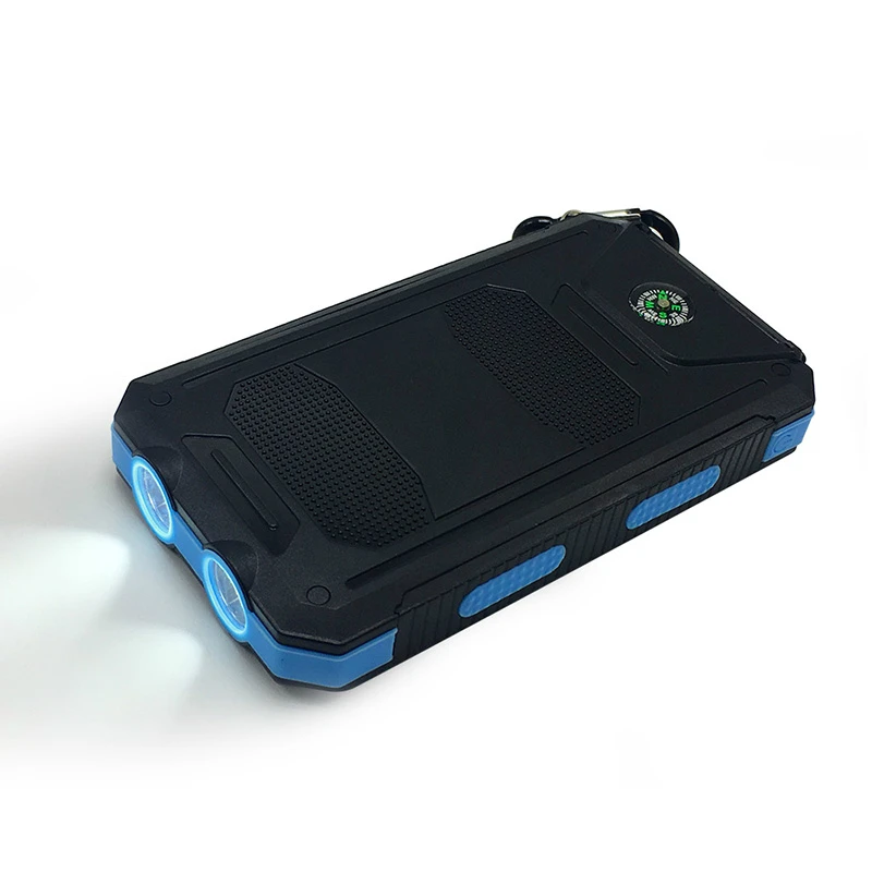 Solar Power Bank Charger Battery 20000mah Universal Portable Powerbank High-Capacity Mobile Phone Chargers For iPhone X 8 7 Plus