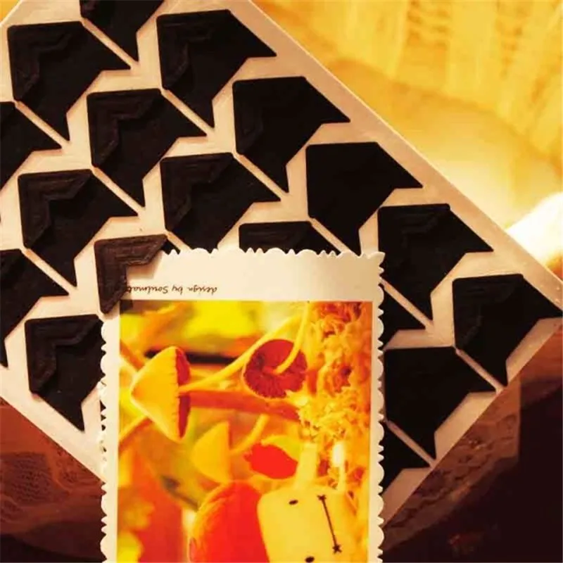 DIY скрапбук Ретро бумажная паста Стиль Фото уголок альбома 24 вискоза на листах 8 цветов на выбор