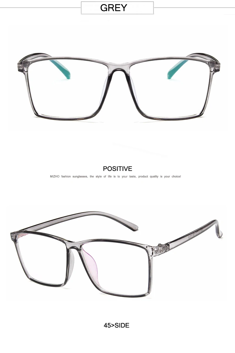 MIZHO бренд дизайнер Суперстар большие очки Женские винтажные Модные прозрачные пластиковые женские очки оправа для мужчин квадратные