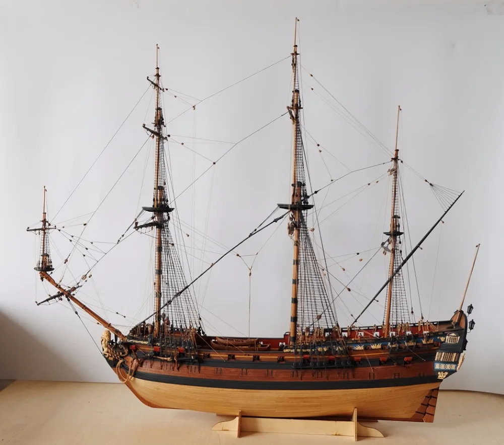 

Scale 1/96 classic Russian wooden ship model Kit ingermanland 1715 ship wooden model