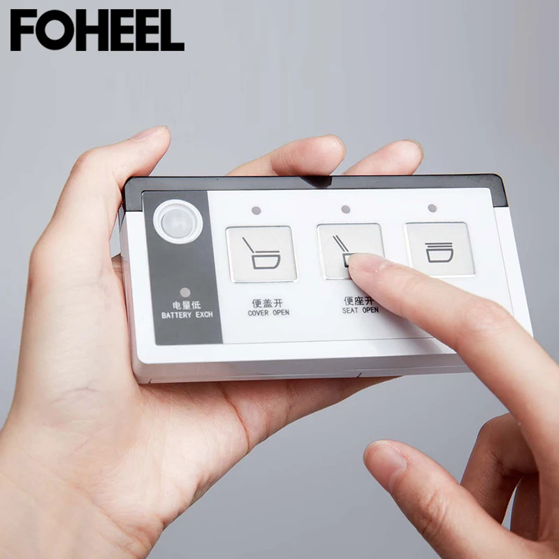 FOHEEL Automatic Open Smart Toilet Seat Cover Electric Smart Bidet Toilet Seat WC Auto Open Seat Heat Toilet Seat Cover