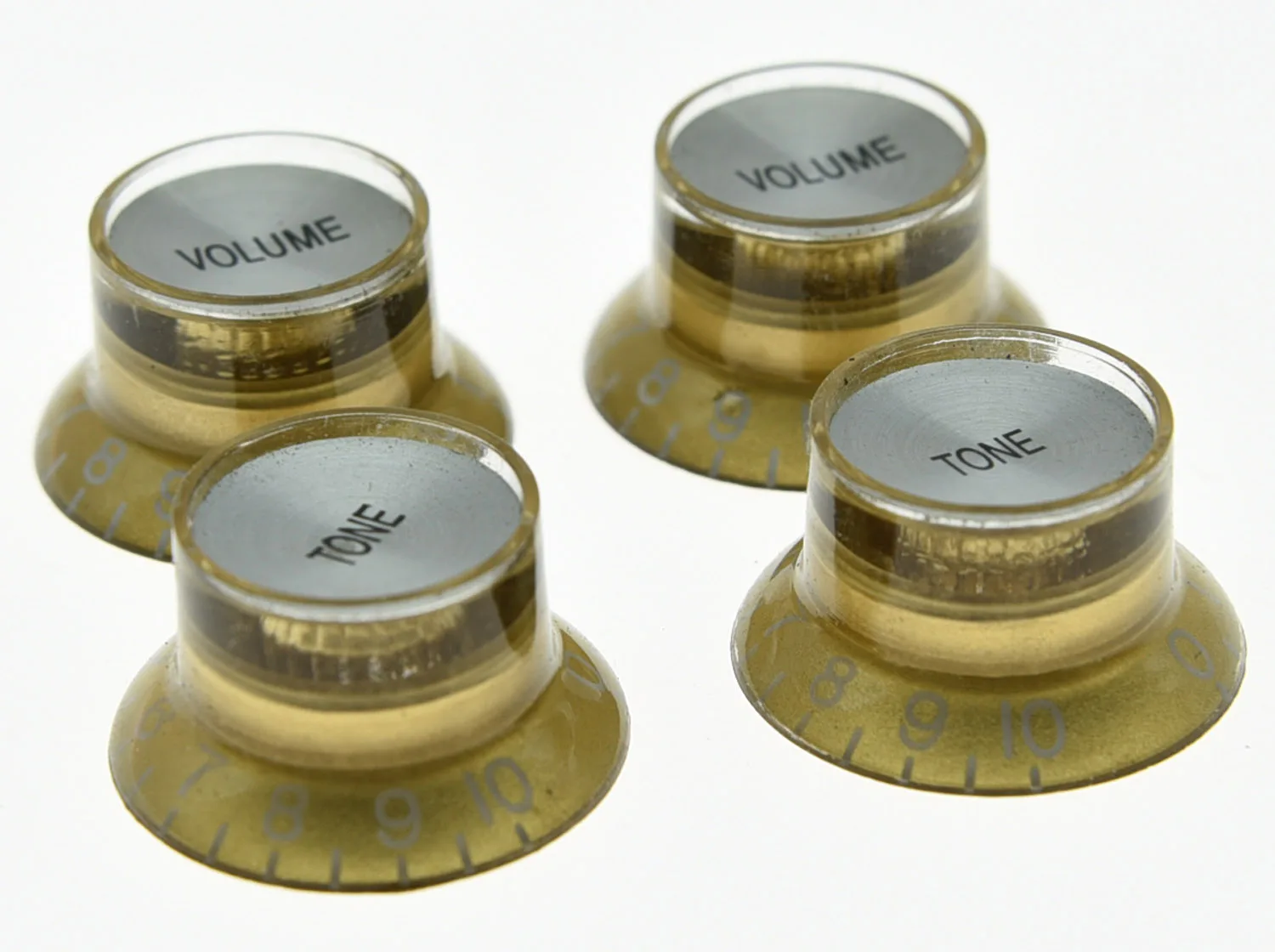 KAISH Gold W/Серебристые ручки отражатели лучшие для гитары подходят LP SG|guitar knobs|top hat