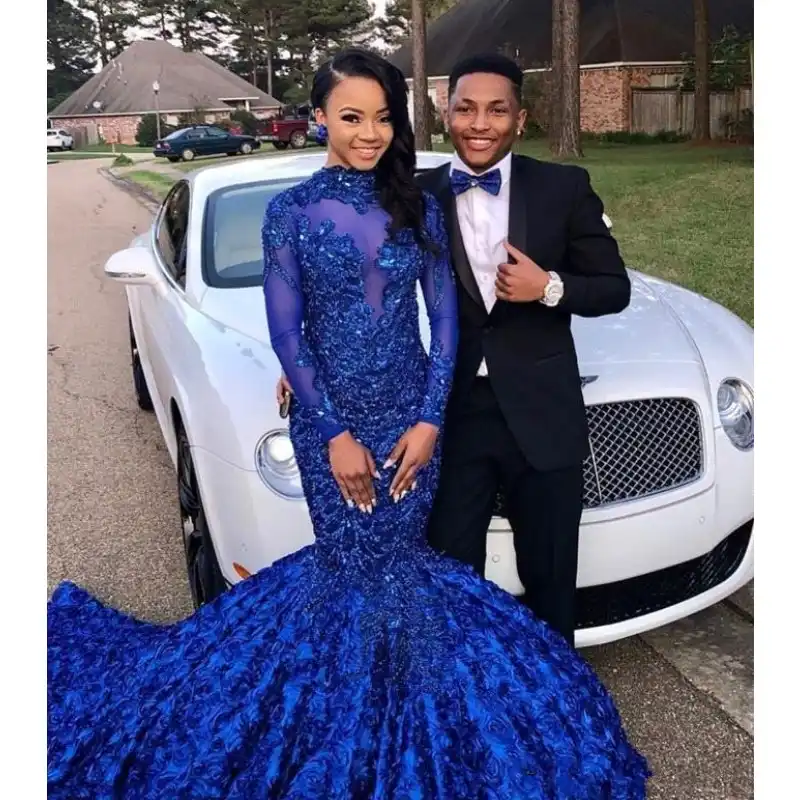 mermaid tail prom dresses