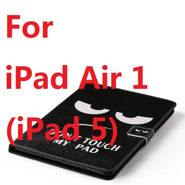 Angry шаблон Smart Sleep чехол для iPad New iPad iPad 9,7 дюймов мини, на возраст 1, 2, 3, 4, iPad Air 1 2 Pro 9,7 10,5 11 дюймов iPad 234 чехол - Цвет: For iPad Air 1