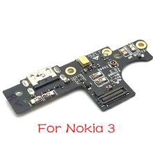 Для Nokia 3 TA-1020 TA-1032 USB Micro зарядный порт док-коннектор для микрофона плата гибкий кабель