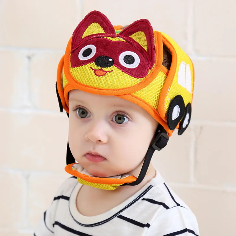 

Baby Shatter-resistant Head Cotton Crystal Wool Protection Cap Baby Toddler Bumper Cap Child Safety Helmet Head Pillow Wholesale
