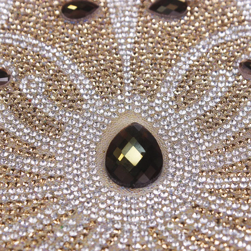 1 шт. воротник с вырезом кристальная аппликация исправление стразы железные