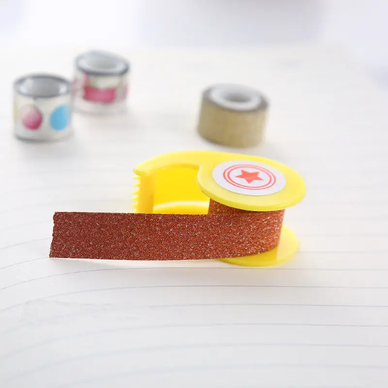 Coloffice 9PCS/Set Tape Cute Shredded Paper Tape Whole Volume Cartoon Handmade DIY Hand Book Album Diary Hand Account Decoration