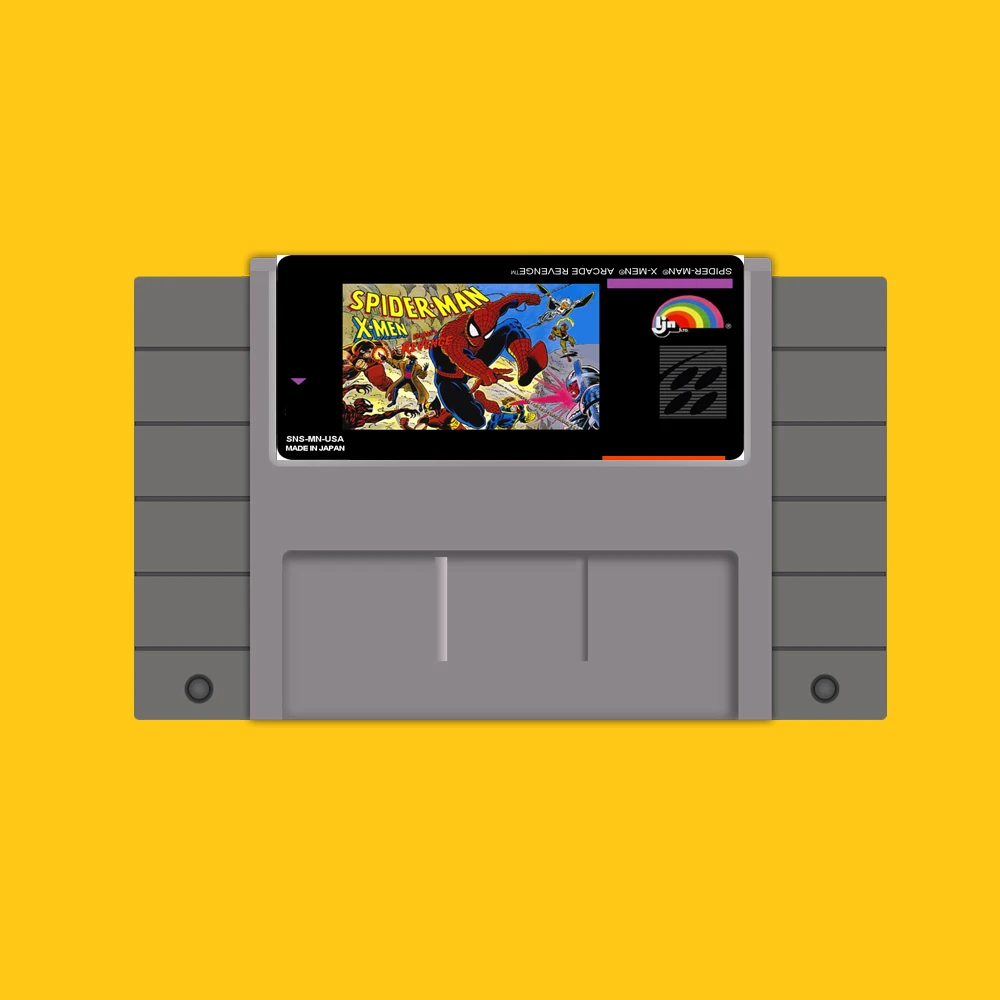 

Hot 46 Pin 16 Bit NTSC Game Cartridge - Spiderman Xmen
