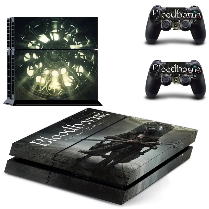 

Game Bloodborne PS4 Skin Sticker Decal For Sony PlayStation 4 Console and 2 Controllers PS4 Skin Sticker Vinyl