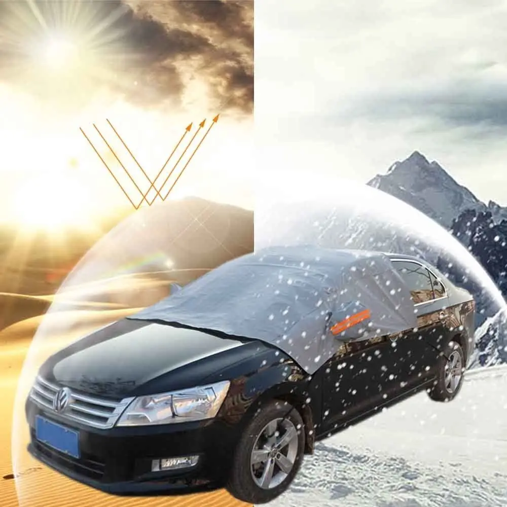 Автомобильный чехол на лобовое стекло, защита от солнца, Зимний снег, лед, дождь, защита от пыли, защита от мороза