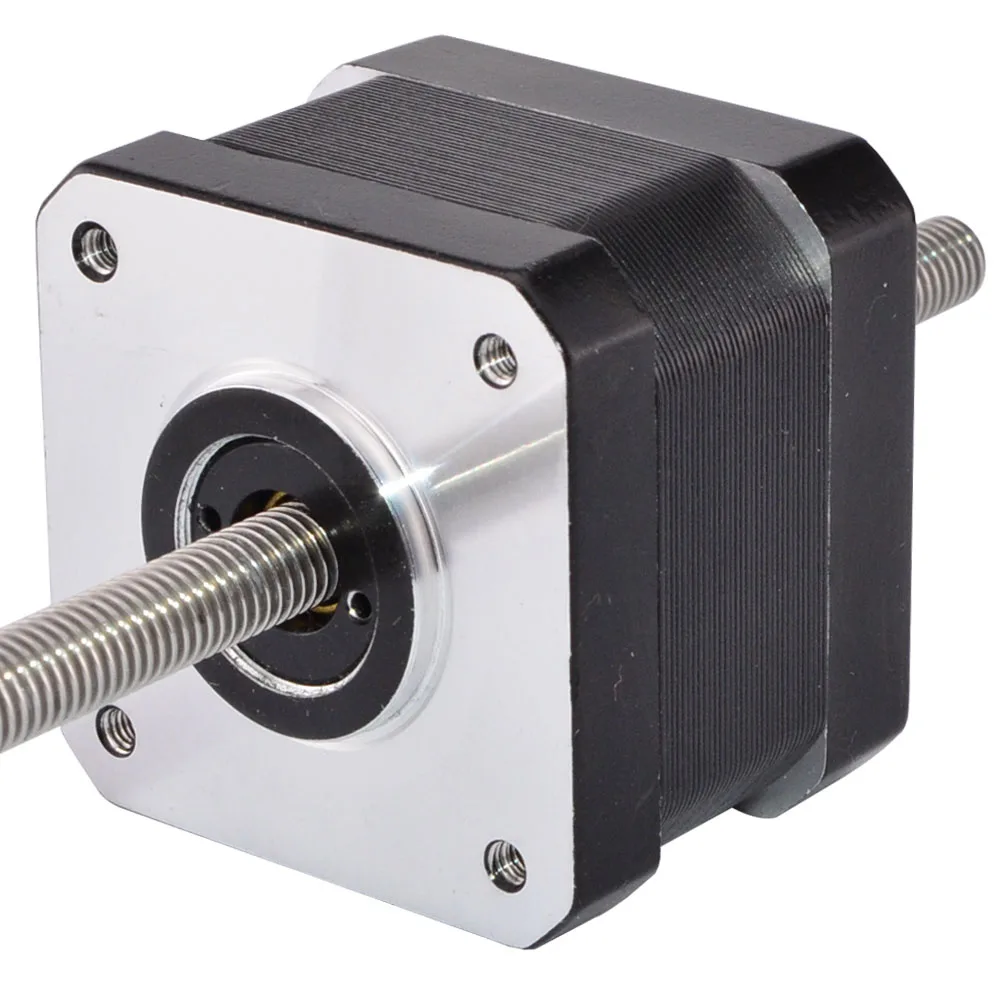 200mm Length Nema 17 Non captive Linear Stepper Motor 0.84A 4 wire with