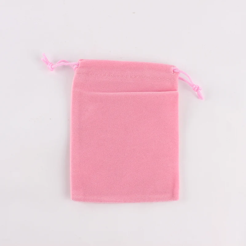 10 шт/лот 9*12 см высокого качества с индивидуальными принтами бархатный шнурок мешок фабричная упаковка сумки - Цвет: pink