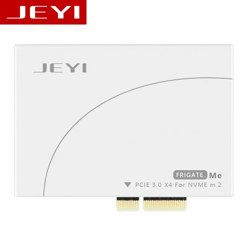 

JEYI Frigate No.1 M.2 NVMe SSD NGFF To PCIE 3.0 X4 Adapter Card Full Speed M Key Interface Card Support PCI-Express X4 2280