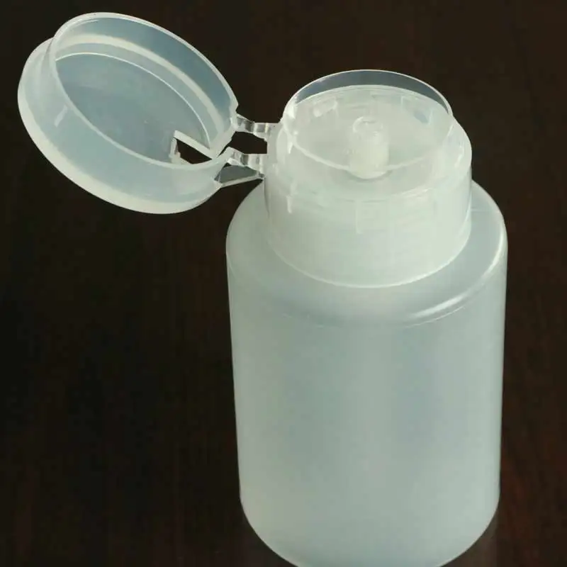 210mlLockable Empty Pump Dispenser Nail Polish Remover