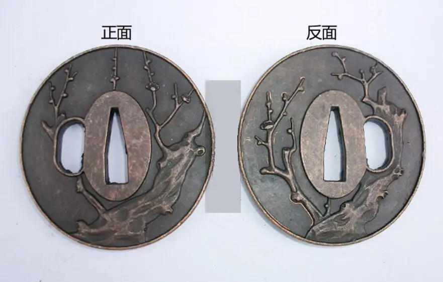 ALLOY GUARD TSUBA FOR JAPANESE SAMURAI SWORD KATANA ACCESSORY W/cherry blossom | Дом и сад