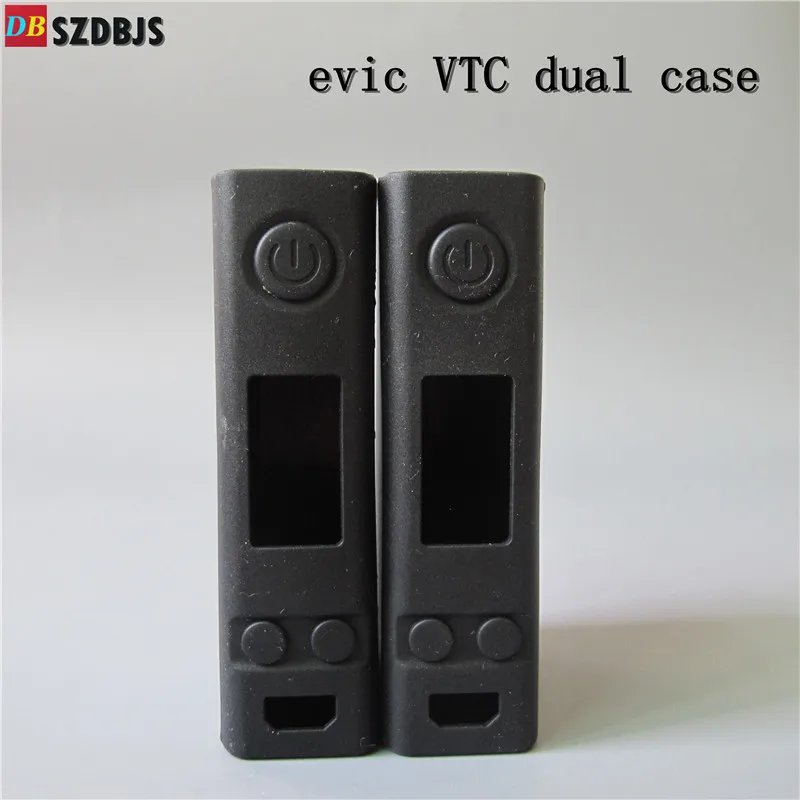 

1Set/2pcs New eVic VTC Dual Silicone Cover / eVic VTC Dual Case for Joyetech eVic eVic VTC Dual 75W/150W Mod Silicone Case
