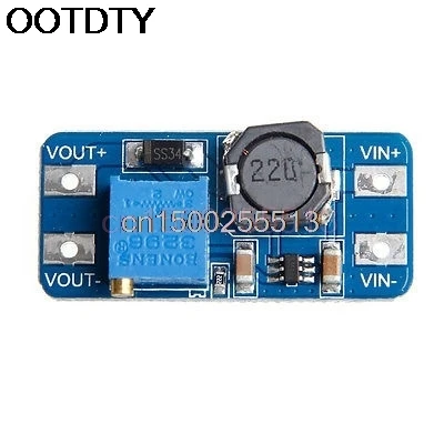 

MT3608 DC DC Step Up Adjustable Converter Booster Power Supply Module Output 2A