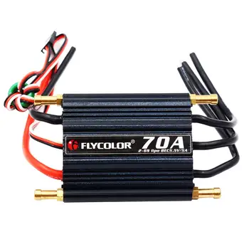 

2-6s 5.5V / 5A Waterproof Brushless 70A ESC Electronic Speed Controller Spare Parts Accessories Hardware for RC Racing Boat
