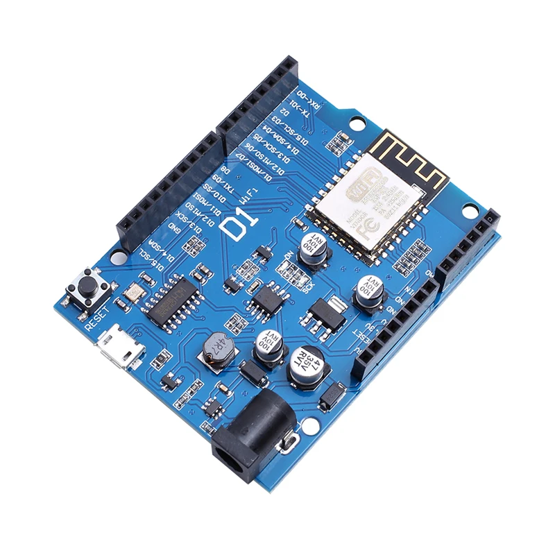 Умная электроника WeMos D1 ESP-12F WiFi uno на основе ESP8266 экран для arduino совместимый с IDE |