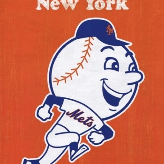 Mets - Retro Logo 11 Laminated Poster Print (22 x 34)