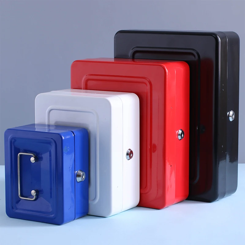 Safe Large Money Box Coin Piggy Bank Lockable Metal Saving ...