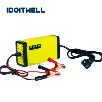 

Full stop 12V 2A Battery Charger 12v motorcycle kids toy Lead acid battery charger with led battery Capacity display charger