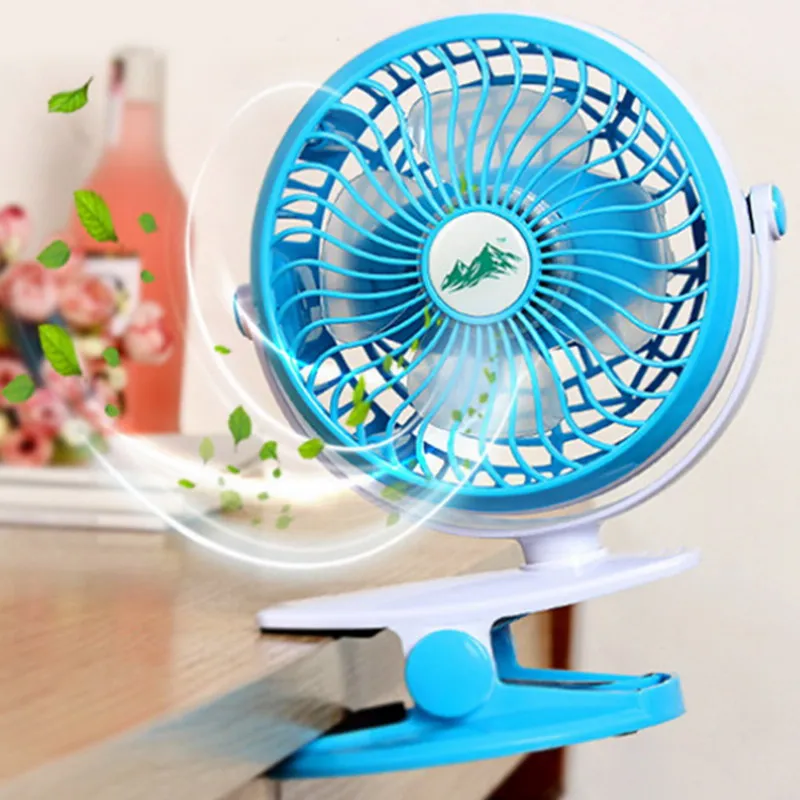 

Desk Fan Portable Flexible Mini Cooling Fan Cooler With Rechargeable Lithium Battery 360 degree Rotate 2 Colors