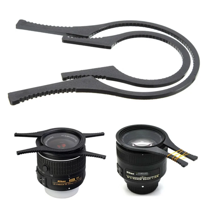 Пластиковая камера фильтр для объектива ключ инструмент для удаления 48-58 мм 62-82 мм два размера черный аксессуары для фотостудии