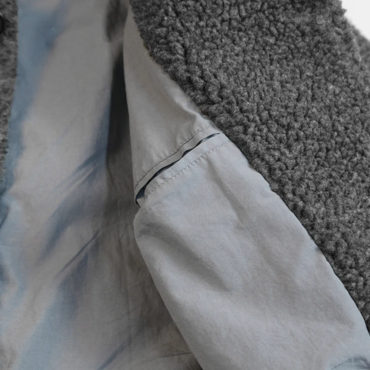 Серый утепленная флисом Для мужчин с длинным издание пальто теплый хлопок Для мужчин зимние Повседневное Европейский Стиль теплое пальто Фирменная Новинка F8258
