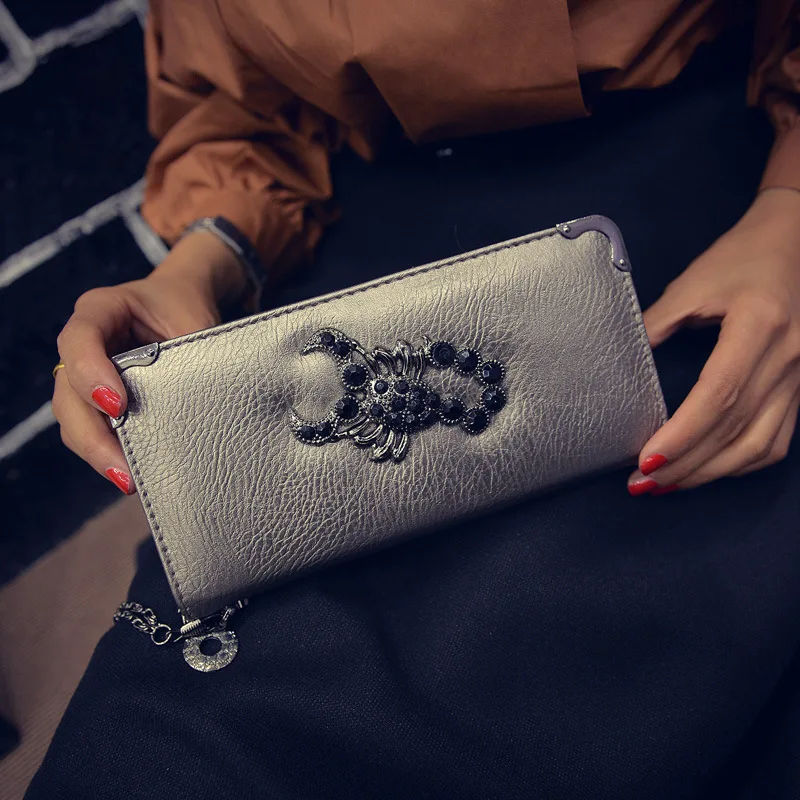

Female wallet Ms. Long zipper wallet 2017 new ladies small clutch handbag wallet wallet