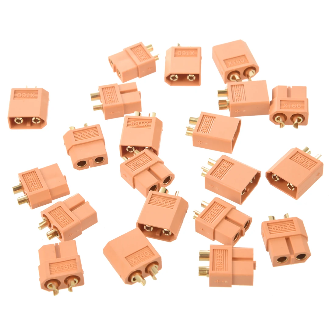 

XT60 20 x male + female Yellow Copper Plastic RC Model Car Heli Boat HOT
