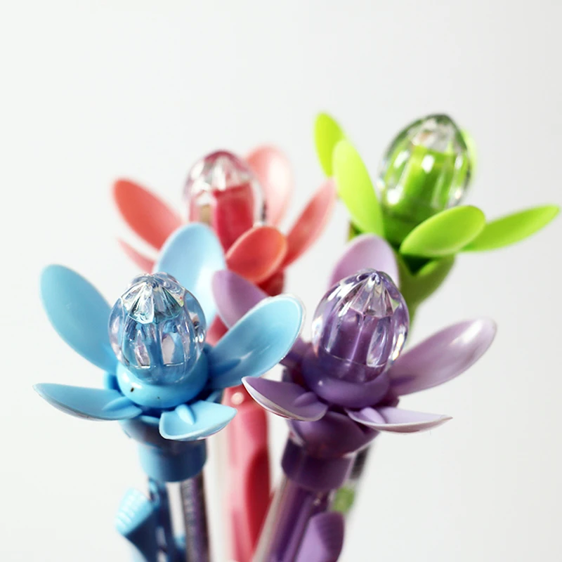 

1Pcs Mechanical Pencil Girl Kawaii Bloom Flower Automatic Pencil 2019 Stationery School Supplies Material Escolar
