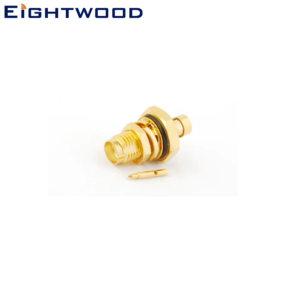 Eightwood 5 шт. RP SMA разъем для припоя папа радиочастотный коаксиальный адаптер