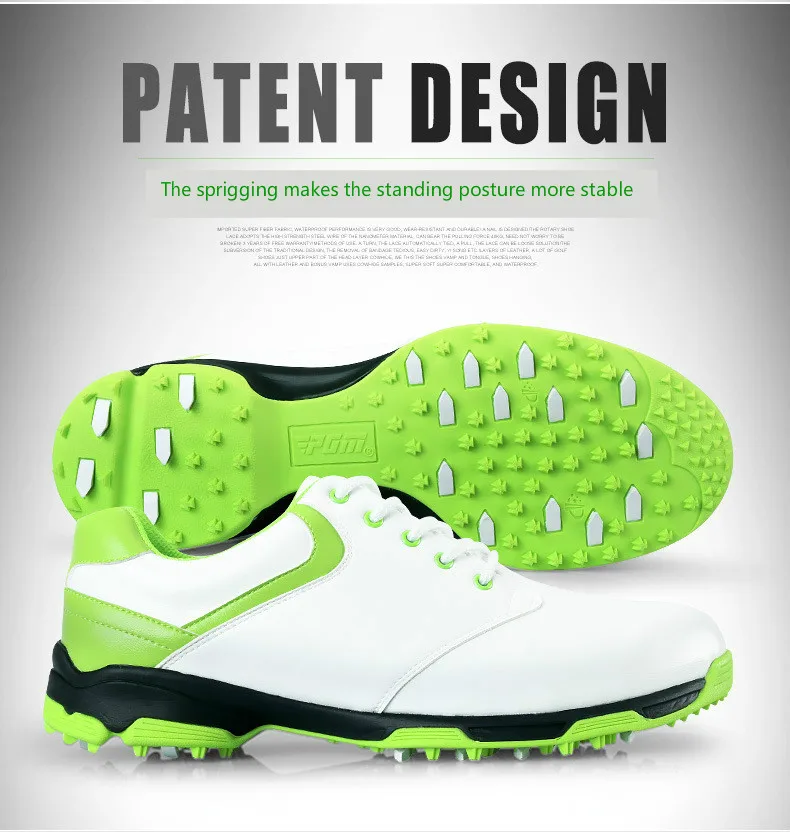 PGM обувь для гольфа мужские летние ультралегкие водонепроницаемые кроссовки противоскользящие износостойкие спортивные туфли для мужчин, большие размеры