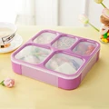 ONEUP 1200m BPA Freie Dichtung Lunchbox Mikrowellen Lebensmittel Lagerung Behälter Mit Fächern Dicht Bento Box studenten arbeiter|Lunchboxen| -