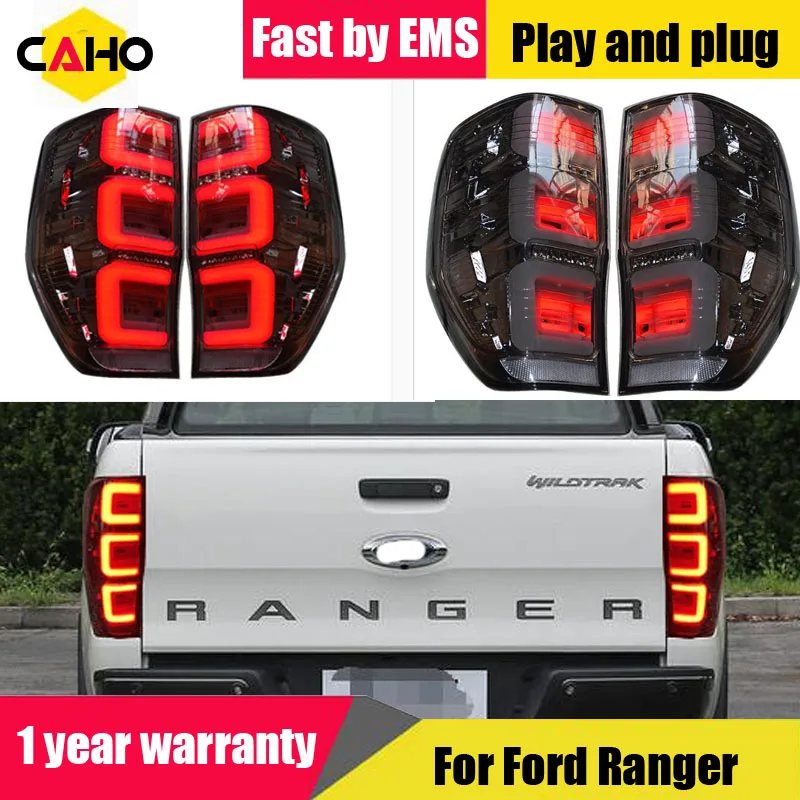 

Car styling Taillights For Ford Ranger 2.2 Ranger 3.2 2015 - 2018 Led Tail Lights Fog lamp Rear Lamp DRL + Brake + Signal light